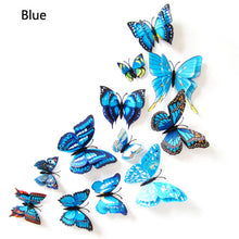 Load image into Gallery viewer, 3D Double layer Butterfly Wall Sticker