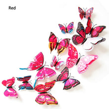 Load image into Gallery viewer, 3D Double layer Butterfly Wall Sticker