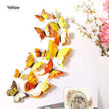 Load image into Gallery viewer, 3D Double layer Butterfly Wall Sticker