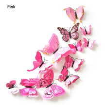 Load image into Gallery viewer, 3D Double layer Butterfly Wall Sticker