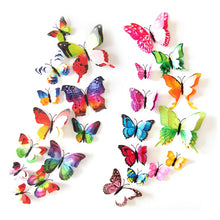 Load image into Gallery viewer, 3D Double layer Butterfly Wall Sticker